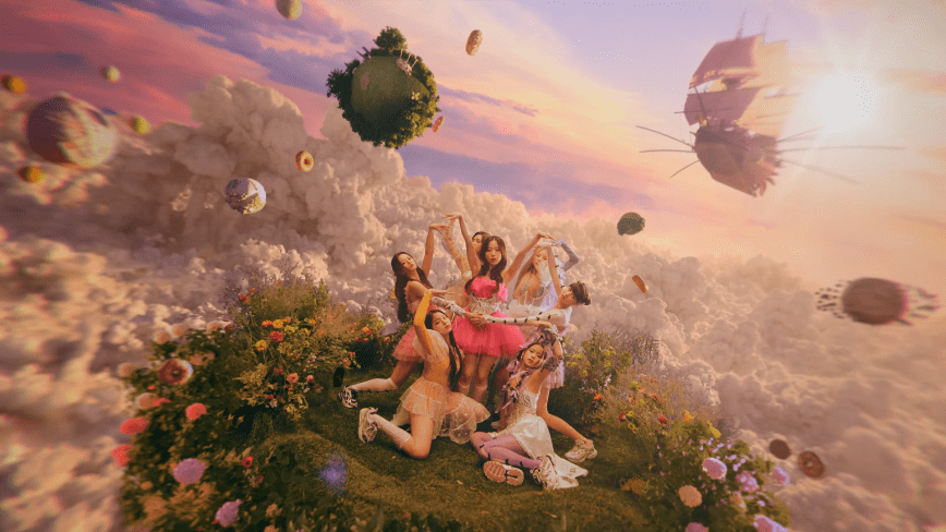 O.O do NMIXX é tão horrível que eu tive que ouvir a música em pedaços de 30 segundos e ainda assim me sinto lesada