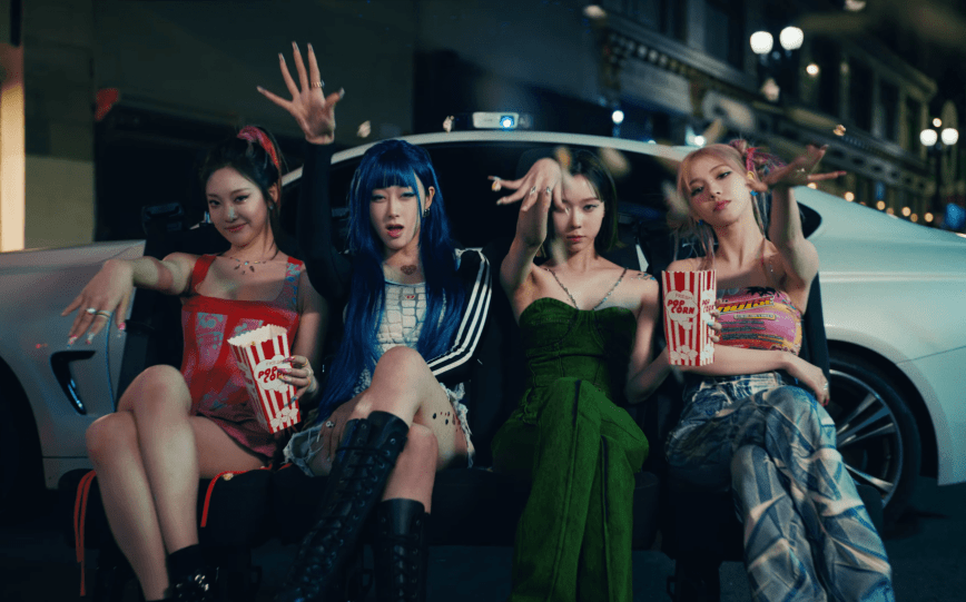 O aespa conseguiu escapar não só do porão como também se livraram de KWANGYA em Spicy